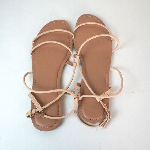 NWOB Old Navy Thin Strappy Sandal Sz 11 Beach Summer Nautical Vacation Cruise - Picture 4 of 6